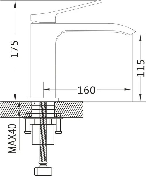 Смеситель Shevanik S4001H