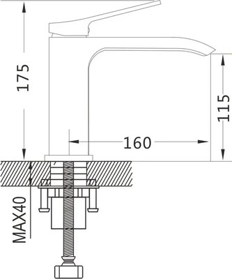 Смеситель Shevanik S4001T