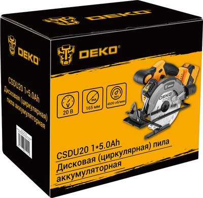 Дисковая пила Deko CSDU20 / 083-1104