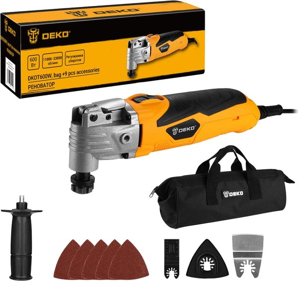 Реноватор Deko DKOT600W + набор предметов 083-1096