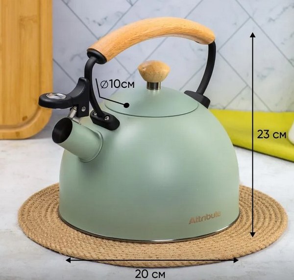 Чайник со свистком Attribute Scandinavia ASK047