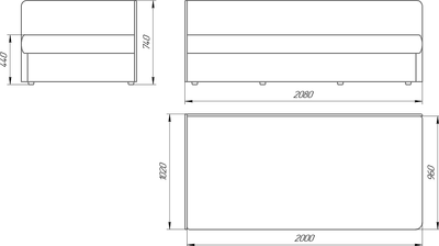 Тахта Lama мебель Эльза-2 Левый