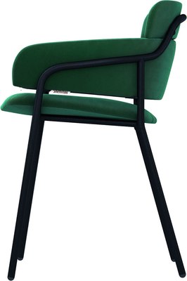 Стул Sheffilton SHT-S143 (лиственно-зеленый/черный муар микровелюр)