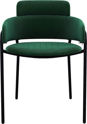Стул Sheffilton SHT-S143 (лиственно-зеленый/черный муар микровелюр)