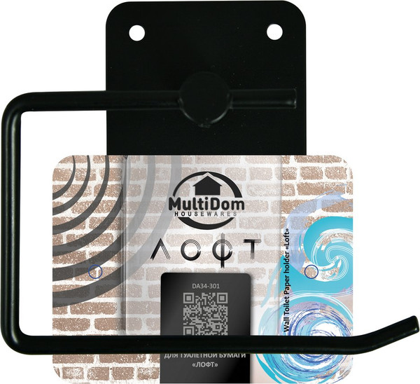 Держатель для туалетной бумаги Мультидом Лофт DA34-301