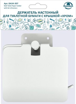 Держатель для туалетной бумаги Мультидом Хром DA34-307