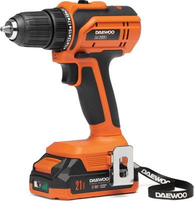 Аккумуляторная дрель-шуруповерт Daewoo Power DAA 2122Li Set - фото