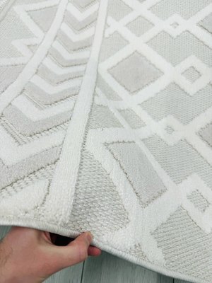 Ковер Radjab Carpet Поло Прямоугольник EN 256 / 12570RK (2.4x3.4, Cream/Beige)