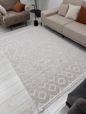 Ковер Radjab Carpet Поло Прямоугольник EN 268 / 12568RK (2.4x3.4, Beige)