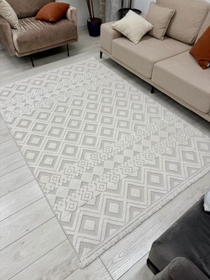 Ковер Radjab Carpet Поло Прямоугольник EN 268 / 12554RK (2x4, Cream)