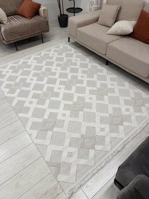Ковер Radjab Carpet Поло Прямоугольник EN 261 / 12531RK (2x2.9, Cream/Beige)