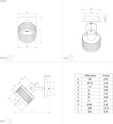 Спот Eglo Turrock 43444