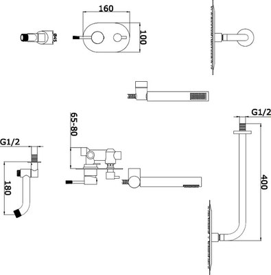 Душевая система Vieir V403564