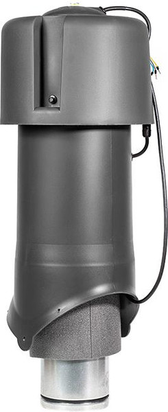 Выход вентиляционный на крышу Krovent Moto R 190/125 RAL 7024 - фото