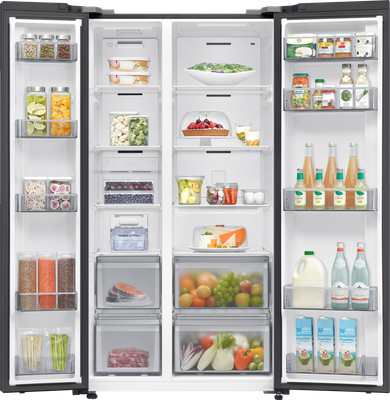 Холодильник с морозильником Samsung RS70F65Q1FWR