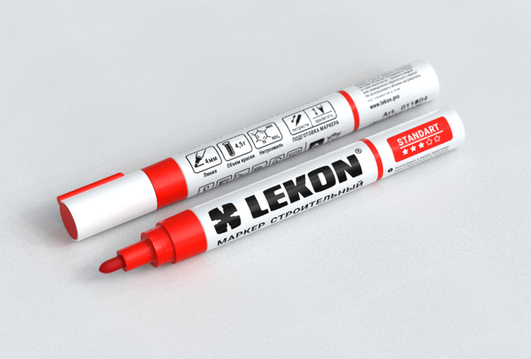Маркер-краска LEKON С нитроэмалью 4мм / 011104