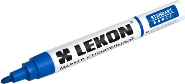 Маркер строительный LEKON С нитроэмалью 4мм / 011604 - фото