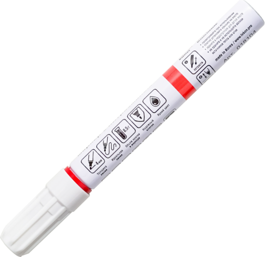 Маркер перманентный LEKON Profi с нитроэмалью 4мм / 018104