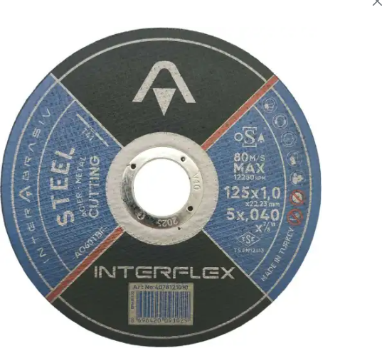 Отрезной диск Interflex AO46TBF INOX 125x2x22.23мм Т41 / 4079122010 - фото