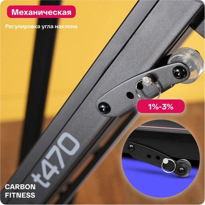 Электрическая беговая дорожка Carbon Fitness T470