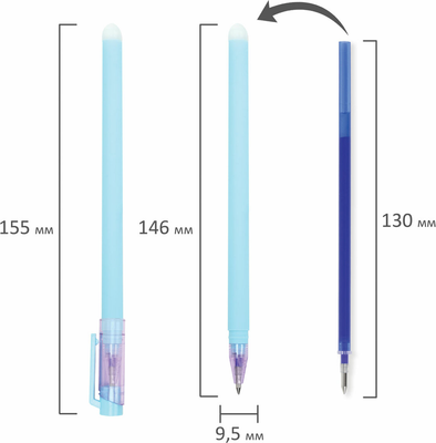 Ручка гелевая Юнландия 144241