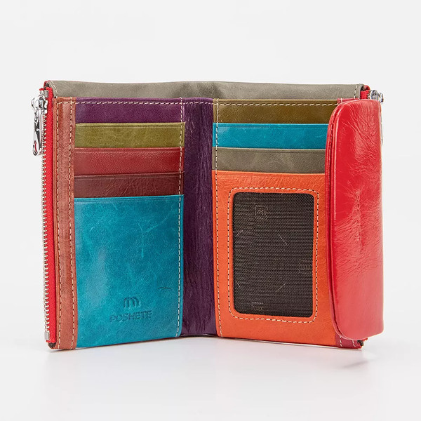 Портмоне Poshete 827-103-031ZL-RED