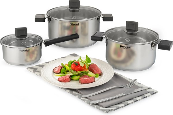 Кастрюля Rondell Quadro RDS-1597
