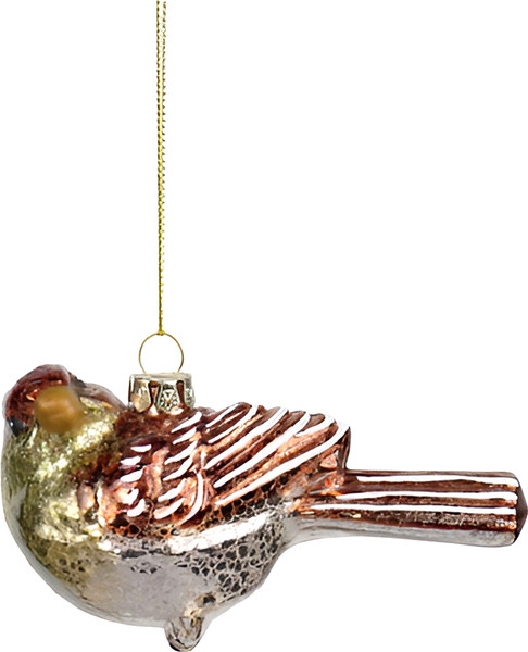 Елочная игрушка Kurt S. Adler Christmas 2024. Птичка / ZCI4415 - фото