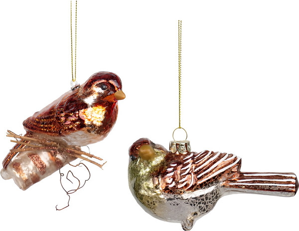 Елочная игрушка Kurt S. Adler Christmas 2024. Птичка / ZCI4415