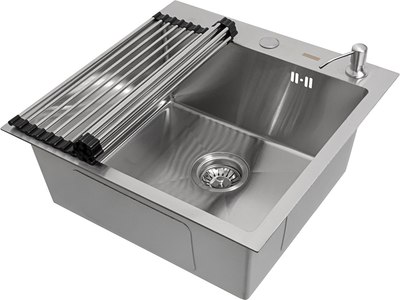 Мойка кухонная Arfeka Eco AR 50x50 + RM AR + DS AR - фото