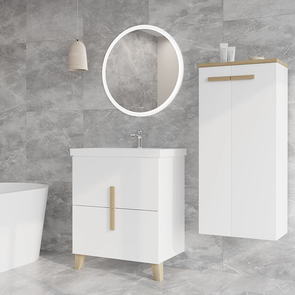 Тумба под умывальник Viant Мюнхен Como 80 / VMUN80COBEL-T2Y