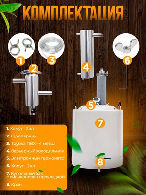 Дистиллятор бытовой Helicon Германия 2021