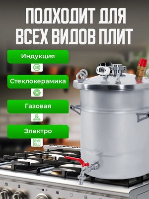 Автоклав для консервирования Helicon Крестьянка (34л)