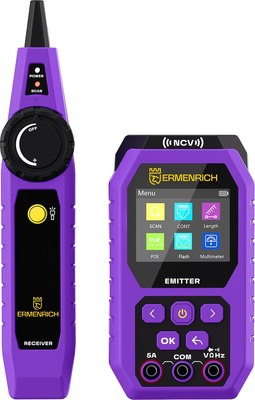 Кабельный тестер Ermenrich Ping SM75 / 84553 - фото