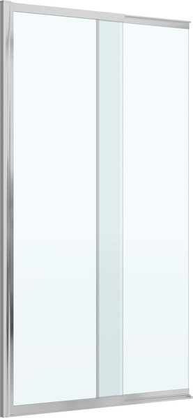 Стеклянная шторка для ванны Cezares SLIDER-FIX-VF-11-90/150-C-Cr - фото