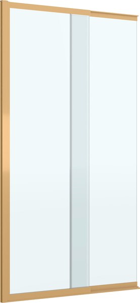 Стеклянная шторка для ванны Cezares SLIDER-FIX-VF-11-90/150-C-BORO - фото