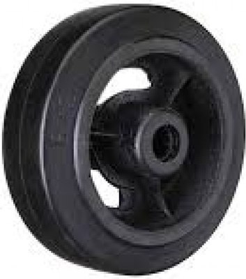 Колесо для тележки складской TOR D 46 100мм резина на ось (N) / 1048775 - фото