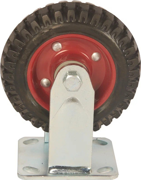 Опора колесная для тележки складской TOR PF 160 150мм резина с протектором (N) / 1048778 - фото