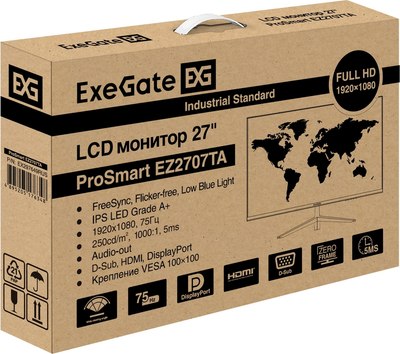 Монитор ExeGate ProSmart EZ2707TA (EX297649RUS)