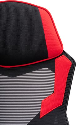 Кресло офисное Woodville Brun (красный/черный)