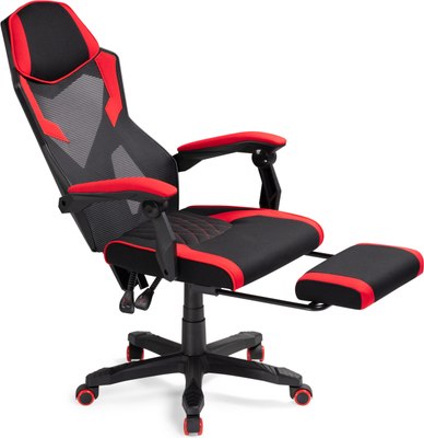 Кресло офисное Woodville Brun (красный/черный)