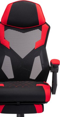 Кресло офисное Woodville Brun (красный/черный)