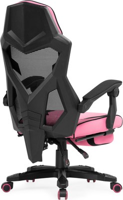 Кресло офисное Woodville Brun (розовый/черный)