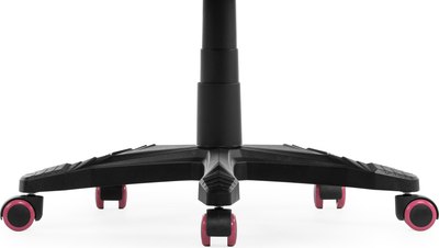 Кресло офисное Woodville Brun (розовый/черный)