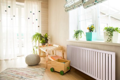 Экран для радиатора Стильный Дом Реечный 120х60см