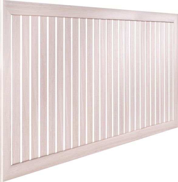 Экран для радиатора Стильный Дом Реечный 90х60см - фото