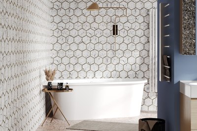 Ванна из искусственного мрамора Belux Лондон ВЛН 170х110L