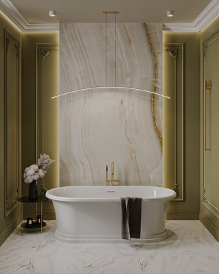 Ванна из искусственного мрамора Belux Монро ВМр-1750