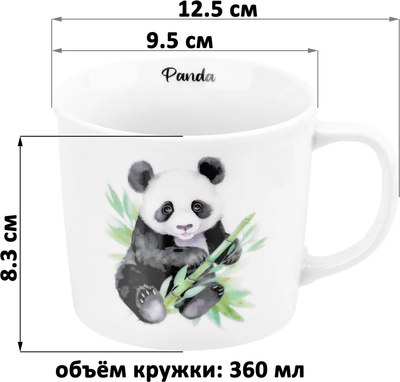 Чашка Elan Gallery Панда / 230254