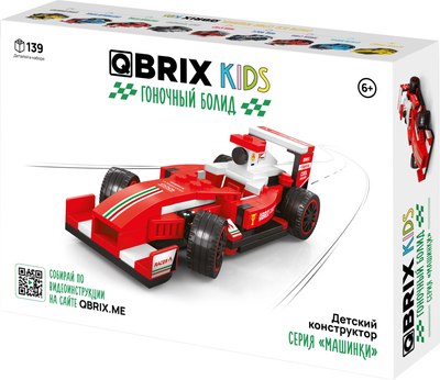 Конструктор QBRIX Kids Гоночный болид 31008 - фото